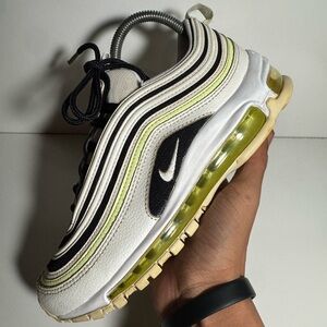 Nike Air Max 97 “Summit White/ BlackVolt/ Neon” WMNS Size 6.5